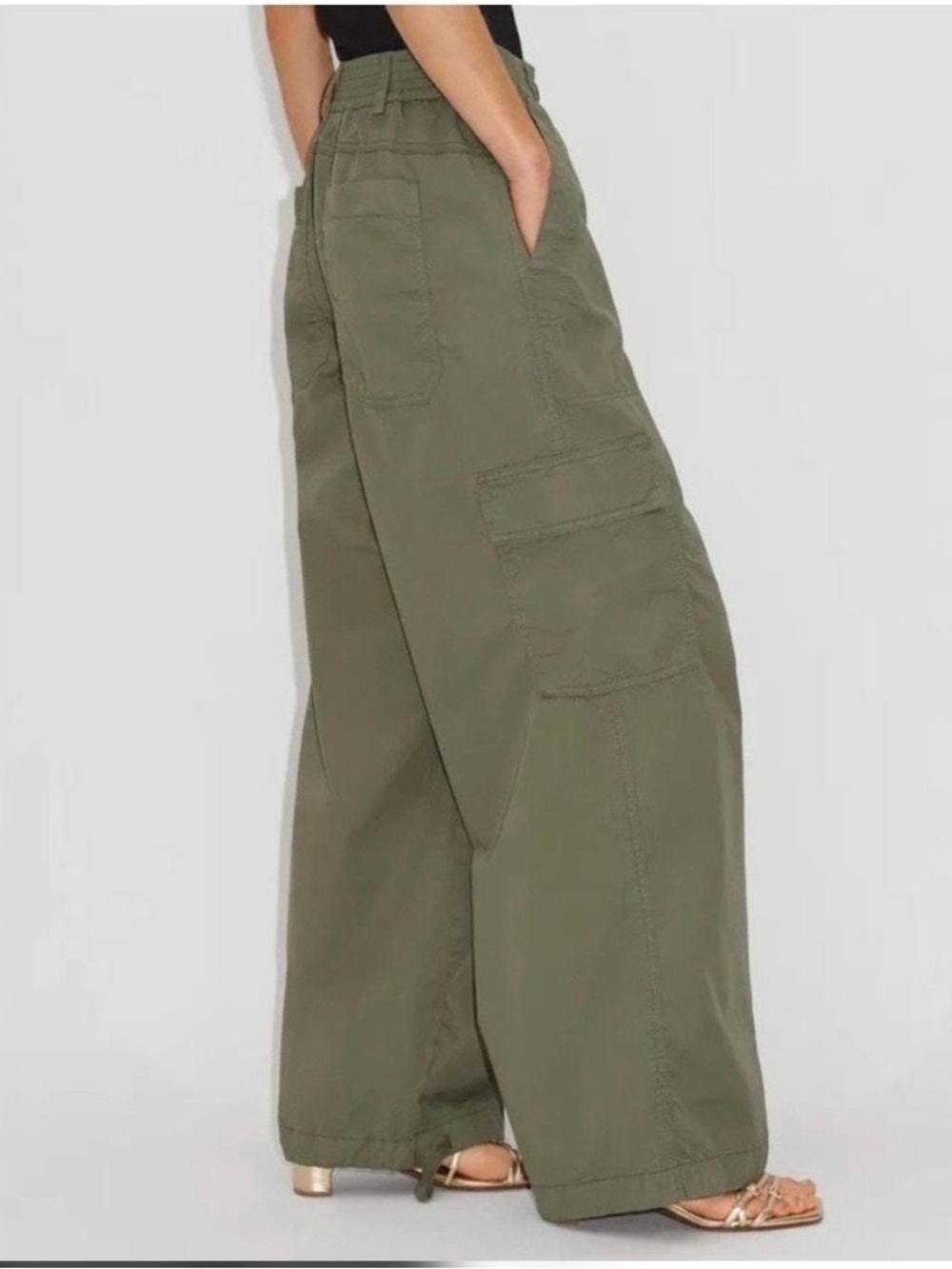 ME+EM Pima Cotton Cargo Trousers, size L